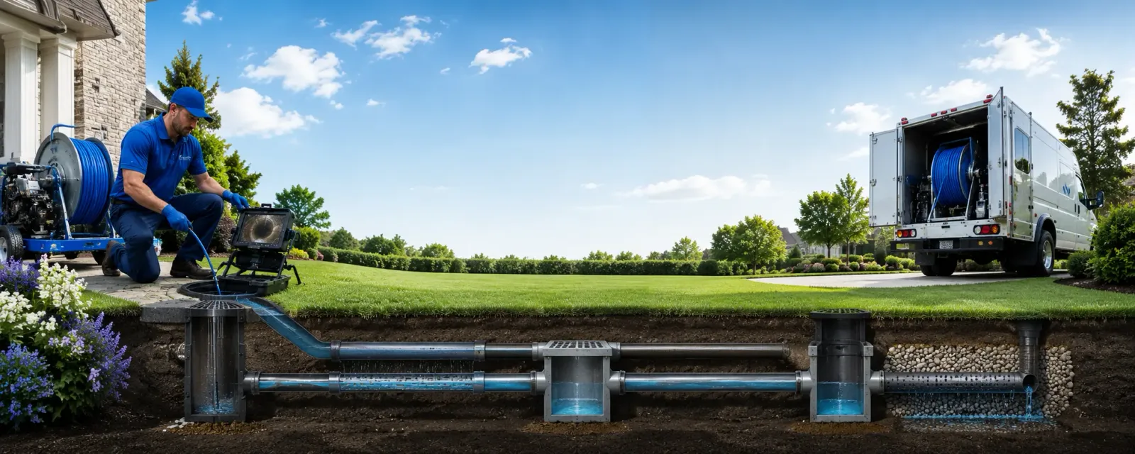 Outdoor drain cleaning information for Hilham, TN